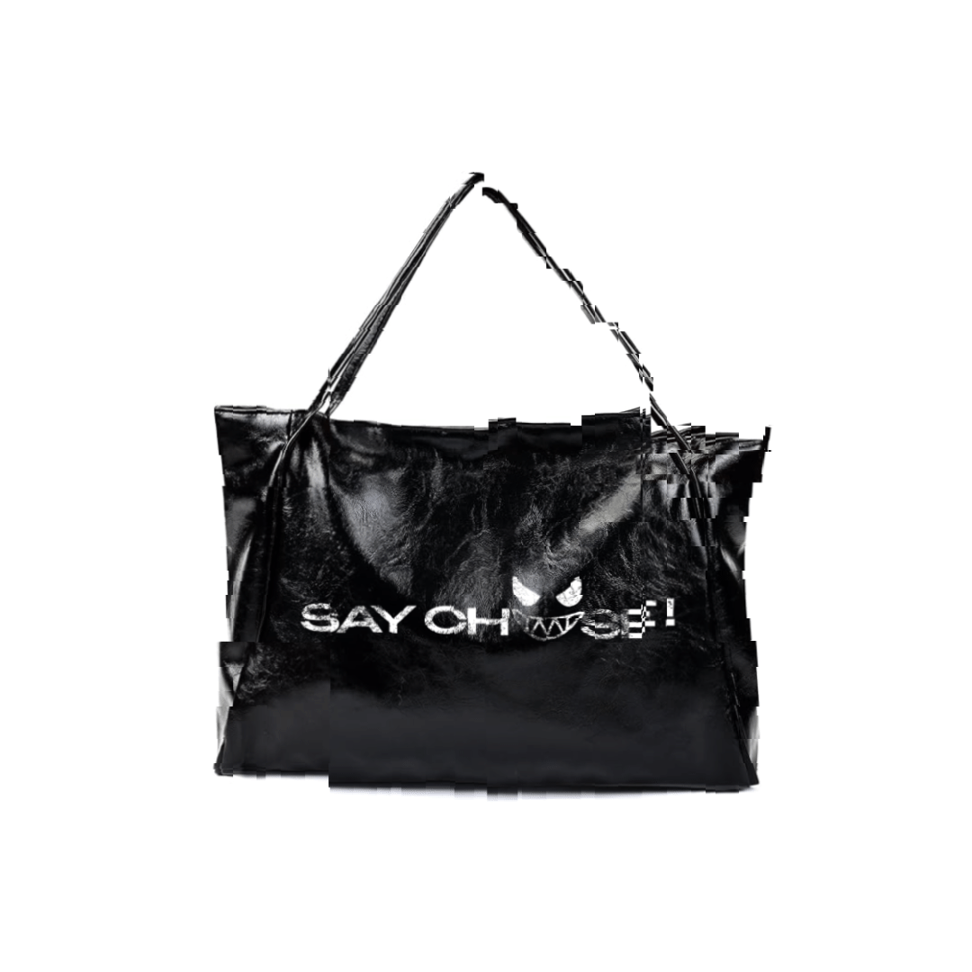 " SAY CHEESE " LEATHER BAG